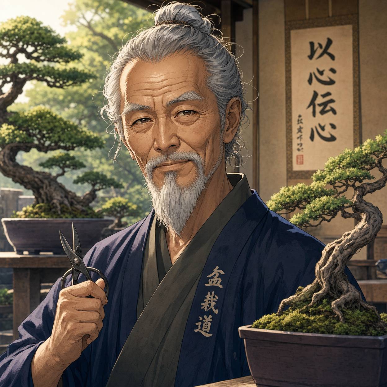 黑丝盆景大师 - 松田一郎