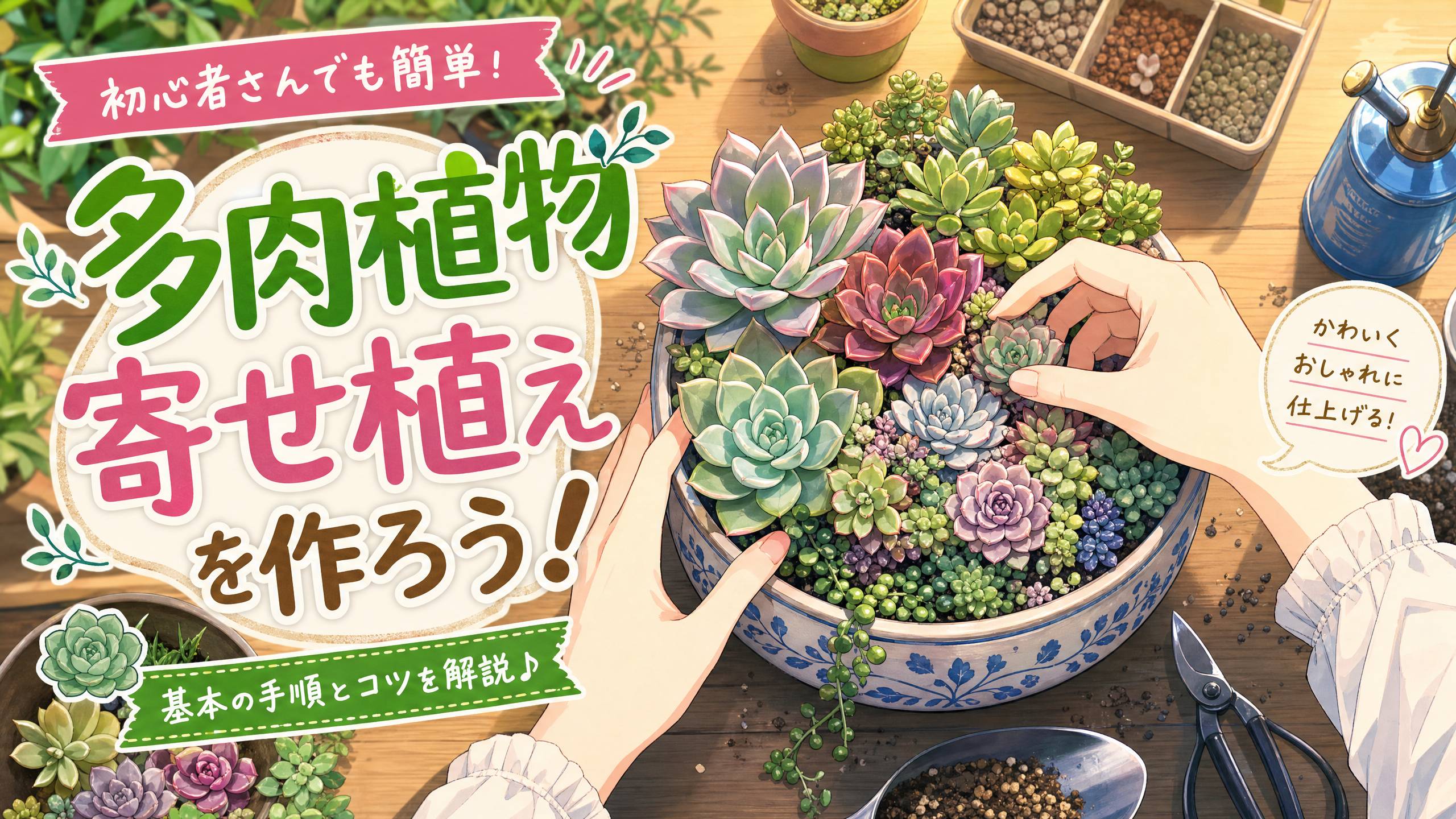 黑丝植物视频 - 多肉植物组合
