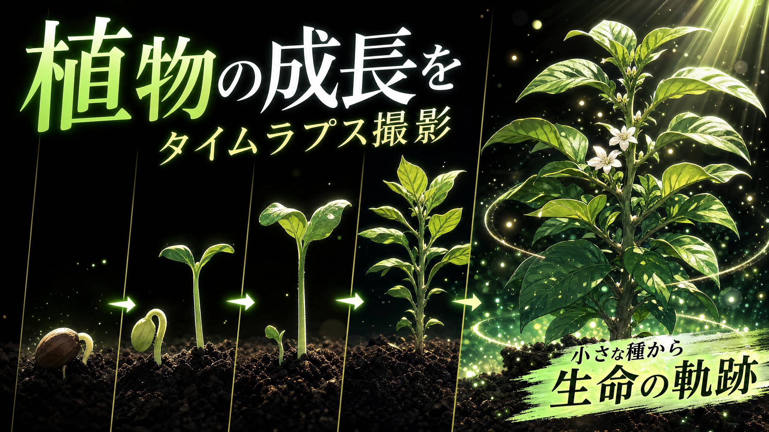 黑丝植物视频 - 延时摄影